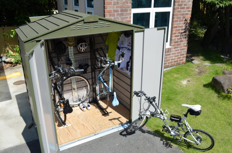 front of house bike storage